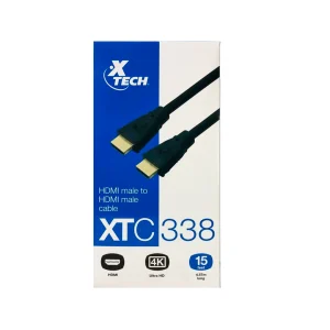 XTC-338 Cable HDMI a HDMI 4.57m Negro