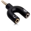 Adaptador de Audio y Micrófono a plug 3.5 mm