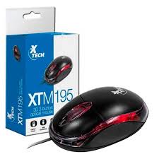 MOUSE optico USB 3 botones XTM195