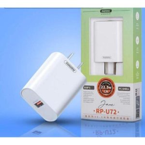 Cargador universal Celulares no incluye cable 18wts usb remax