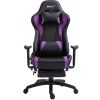 SILLA GAMER brocs BRAL, Morado, Respaldo reclinable, Apoya pies BRAL