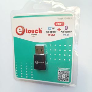 ADAPTADOR 2 EN 1 ETOUCH WIFI/ BLUETHOOTH