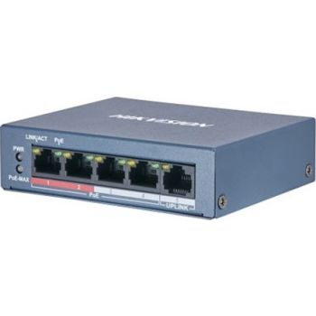 4 Port Fast Ethernet Unmanaged POE Switch - Imagen 2