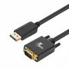 Adaptador con conector DisplayPort macho a VGA macho