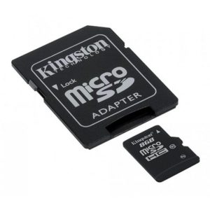 Memoria MicroSD de 8GB con Adaptador SD